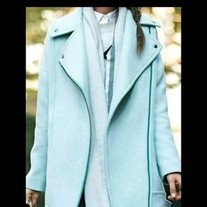 Banana Republic Mint blue oversized coat